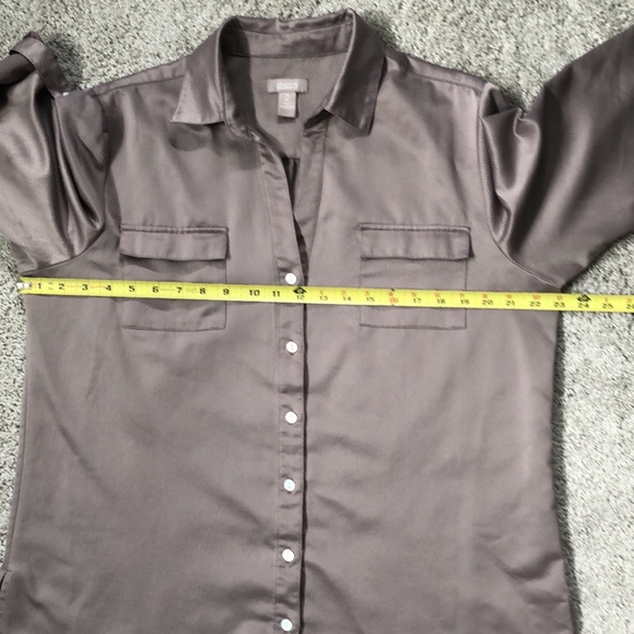 Chico bronze satin blouse - Picture 10 of 14